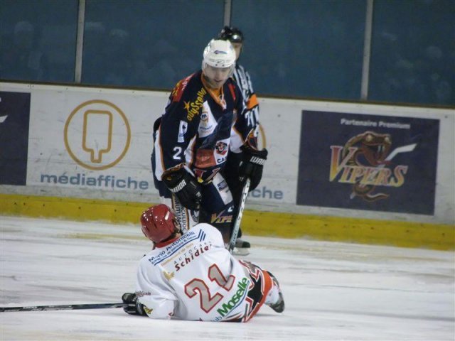 Photo hockey match Montpellier  - Amnéville le 29/11/2008