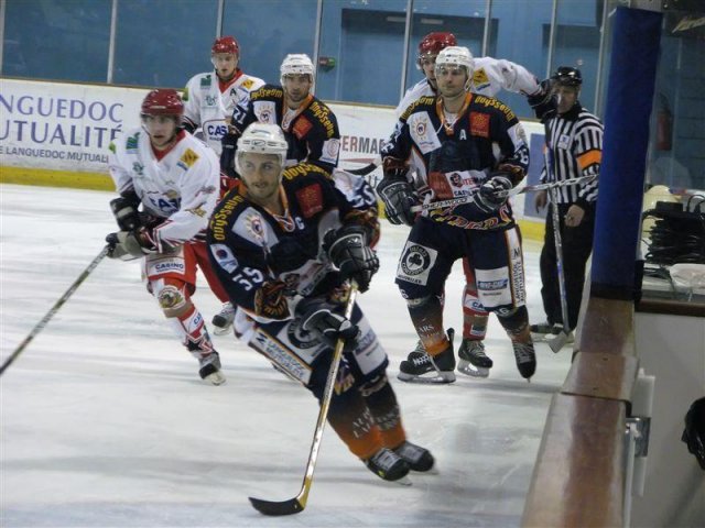Photo hockey match Montpellier  - Amnéville le 29/11/2008