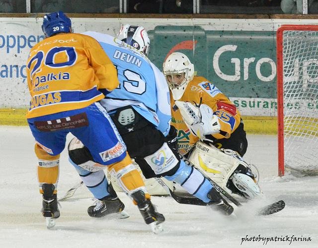Photo hockey match Briançon  - Dijon  le 29/10/2013
