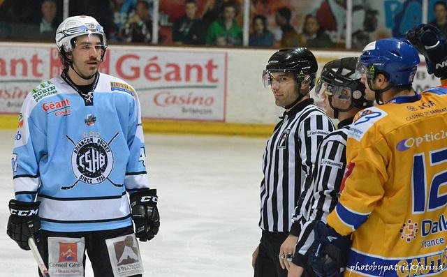 Photo hockey match Briançon  - Dijon  le 29/10/2013