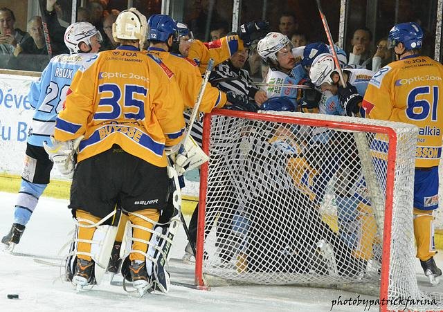 Photo hockey match Briançon  - Dijon  le 29/10/2013