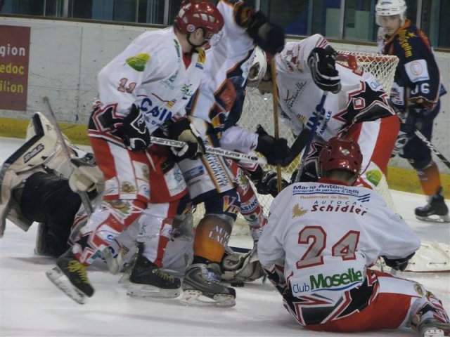 Photo hockey match Montpellier  - Amnéville le 29/11/2008