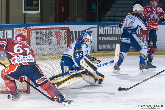 Photo hockey match Lyon - Reims le 02/11/2013
