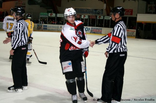 Photo hockey match Briançon  - Rouen le 02/12/2008