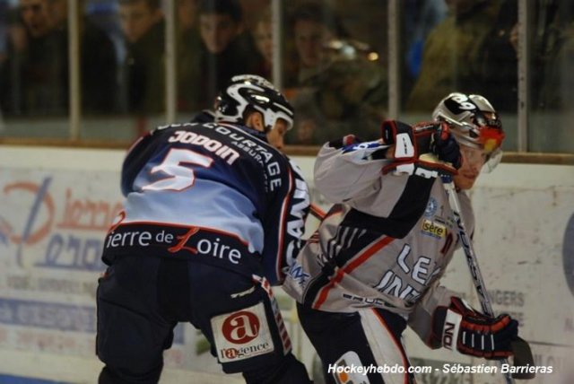 Photo hockey match Angers  - Grenoble  le 02/12/2008