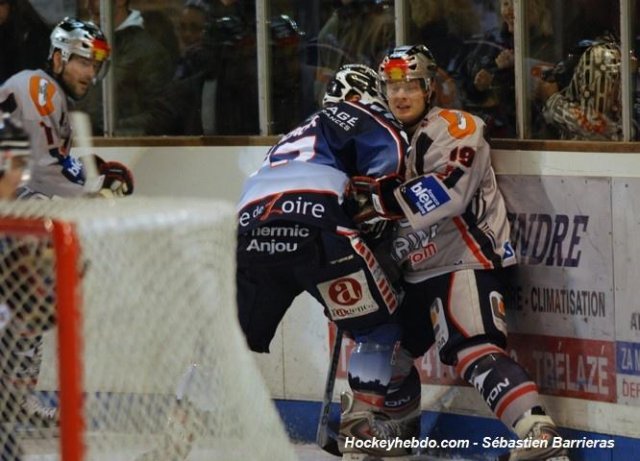 Photo hockey match Angers  - Grenoble  le 02/12/2008