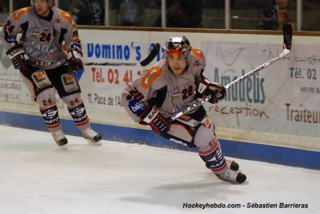 Photo hockey match Angers  - Grenoble  le 02/12/2008