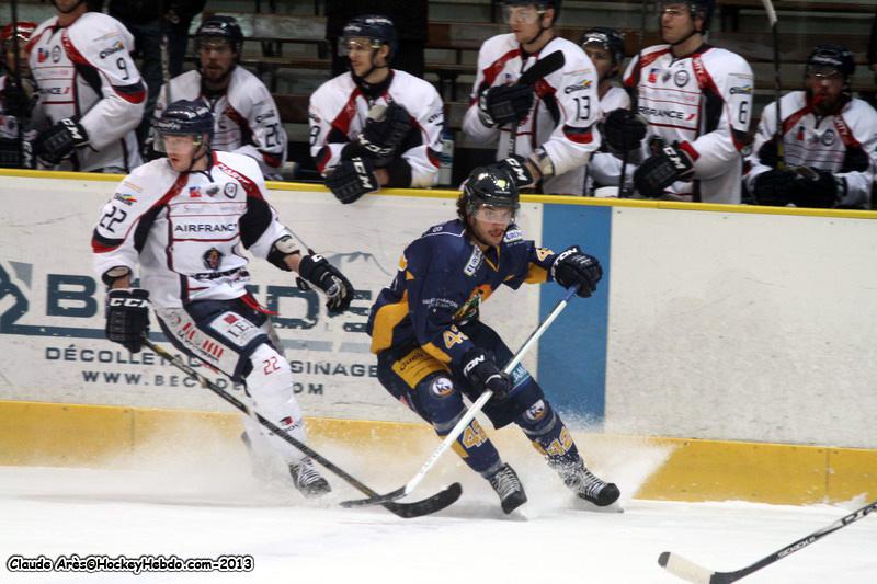 Chamonix  3 - 4 Angers 