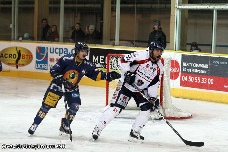 Chamonix  3 - 4 Angers 