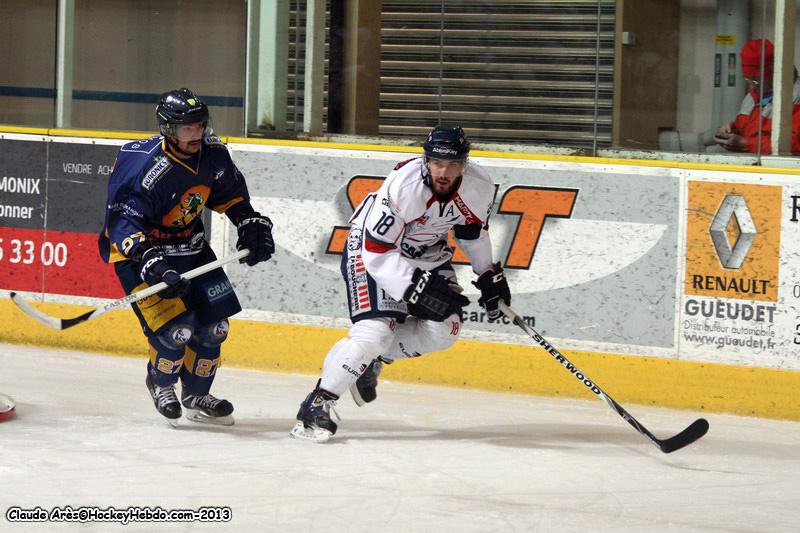 Chamonix  3 - 4 Angers 