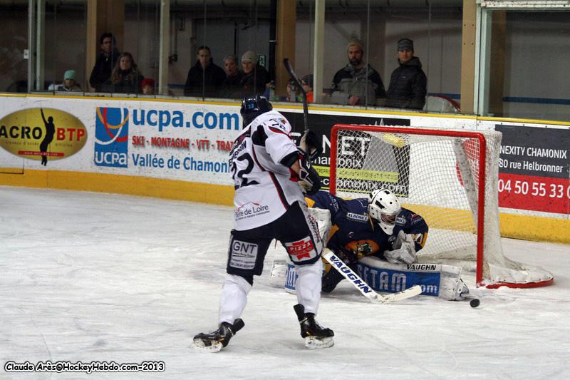 Chamonix  3 - 4 Angers 