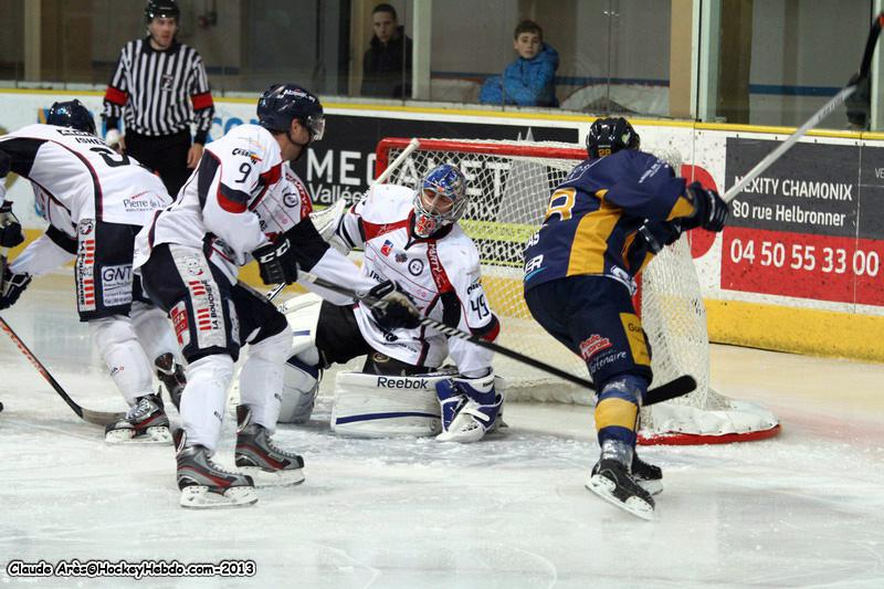 Chamonix  3 - 4 Angers 
