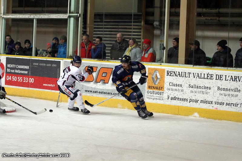 Chamonix  3 - 4 Angers 