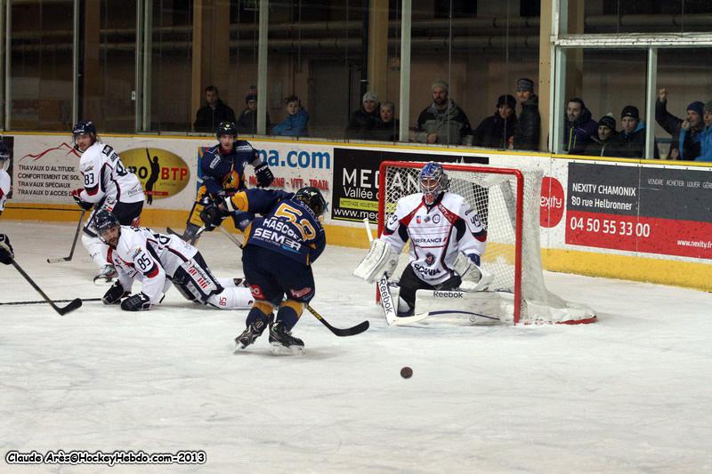 Chamonix  3 - 4 Angers 