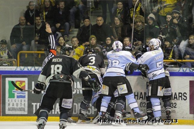 Photo hockey match Rouen - Briançon  le 03/12/2013