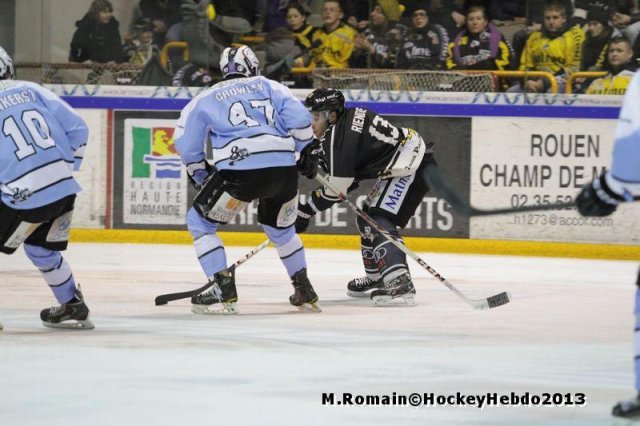 Photo hockey match Rouen - Briançon  le 03/12/2013