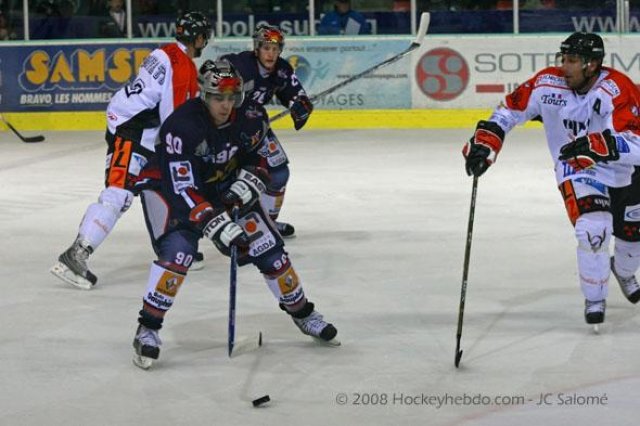 Photo hockey match Grenoble  - Tours  le 06/12/2008