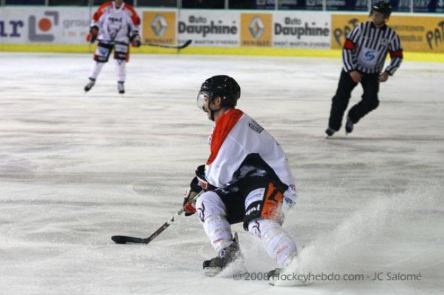 Photo hockey match Grenoble  - Tours  le 06/12/2008