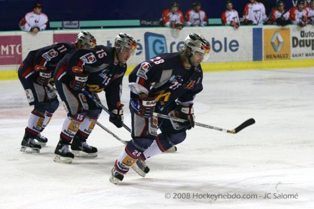 Photo hockey match Grenoble  - Tours  le 06/12/2008