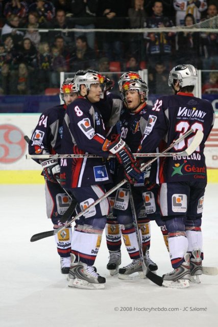 Photo hockey match Grenoble  - Tours  le 06/12/2008
