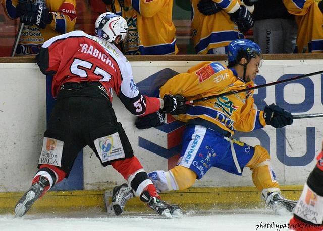 Photo hockey match Briançon  - Dijon  le 14/12/2013