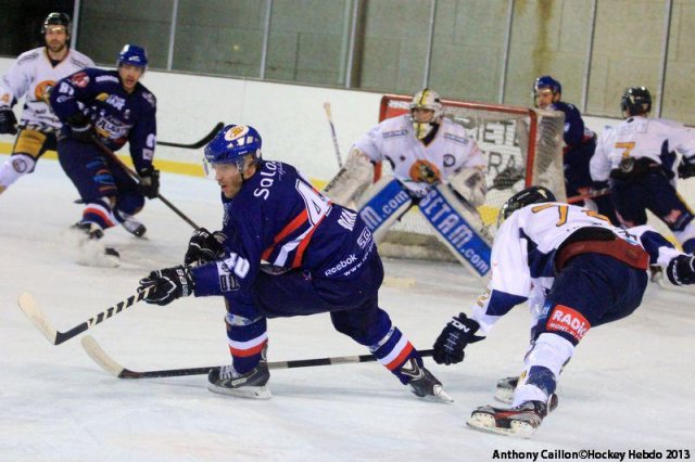 Photo hockey match Brest  - Chamonix  le 21/12/2013