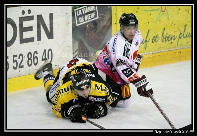 Photo hockey match Rouen - Amiens  le 06/12/2008
