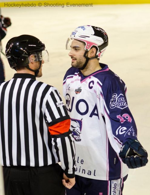 Photo hockey match Angers  - Epinal  le 23/12/2013