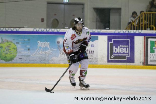 Photo hockey match Rouen - Morzine-Avoriaz le 23/12/2013