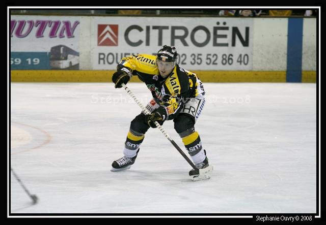 Photo hockey match Rouen - Amiens  le 06/12/2008