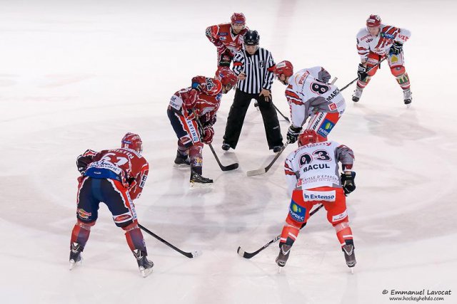 Photo hockey match Lyon - Cholet  le 28/12/2013