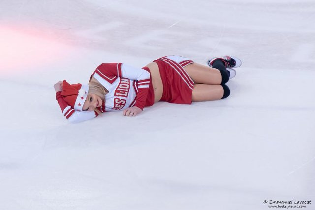 Photo hockey match Lyon - Cholet  le 28/12/2013