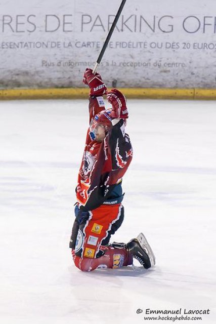 Photo hockey match Lyon - Cholet  le 28/12/2013