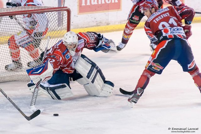 Photo hockey match Lyon - Cholet  le 28/12/2013