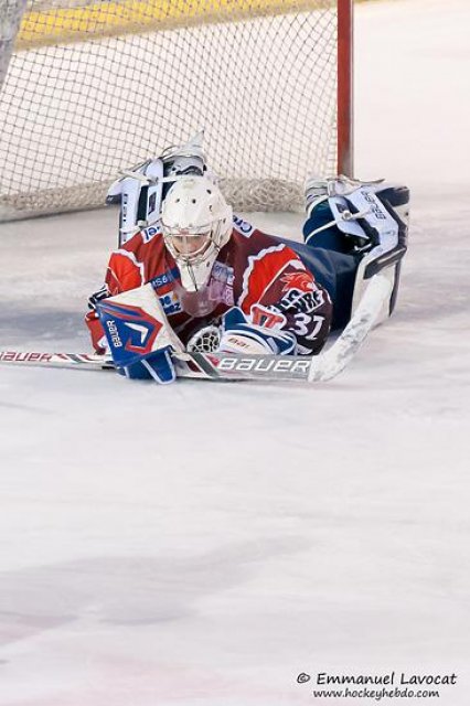 Photo hockey match Lyon - Cholet  le 28/12/2013