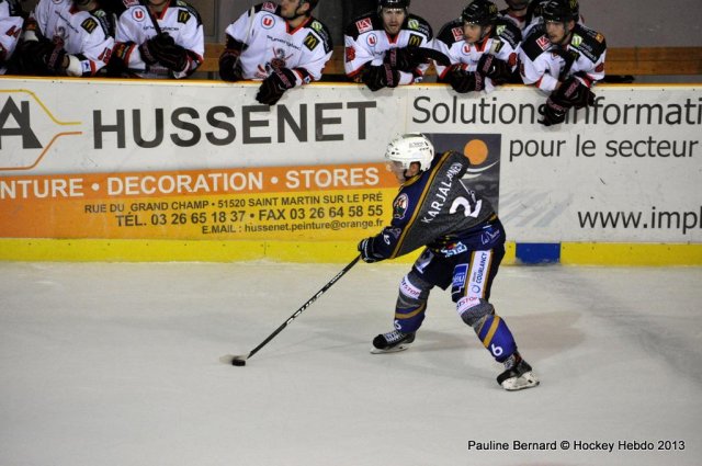 Photo hockey match Reims* - Mulhouse le 28/12/2013