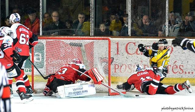 Photo hockey match Briançon  - Rouen le 07/01/2014