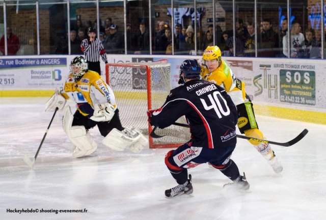 Photo hockey match Angers  - Strasbourg  le 11/01/2014