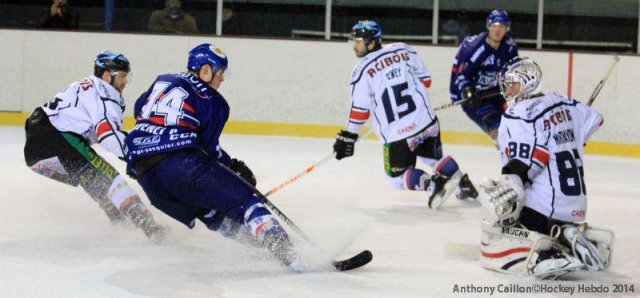 Photo hockey match Brest  - Caen  le 11/01/2014