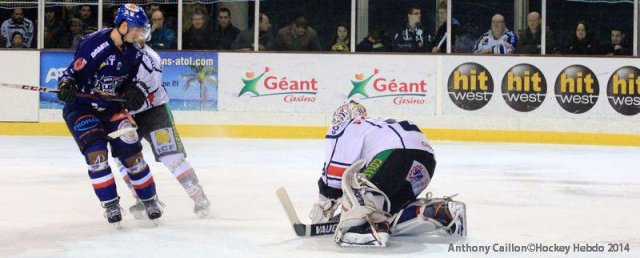 Photo hockey match Brest  - Caen  le 11/01/2014