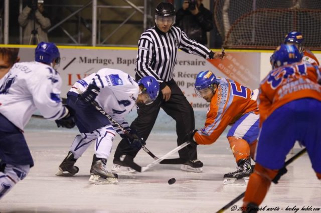 Photo hockey match Clermont-Ferrand - Paris (FV) le 11/01/2014