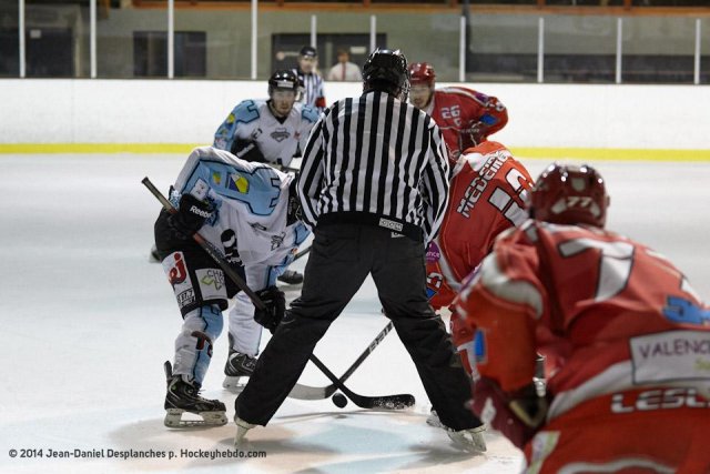 Photo hockey match Valence - Tours  le 11/01/2014