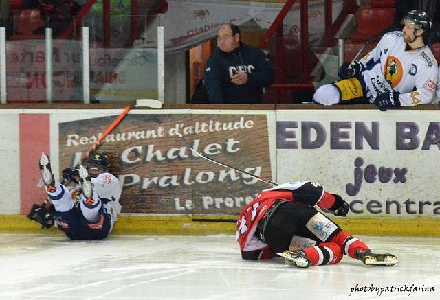 Photo hockey match Briançon  - Chamonix  le 14/01/2014