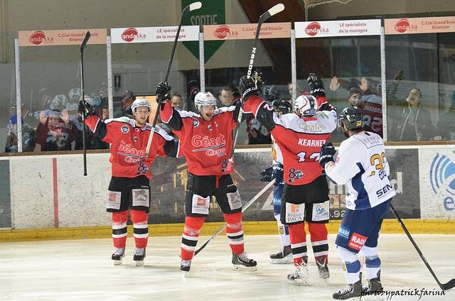 Photo hockey match Briançon  - Chamonix  le 14/01/2014