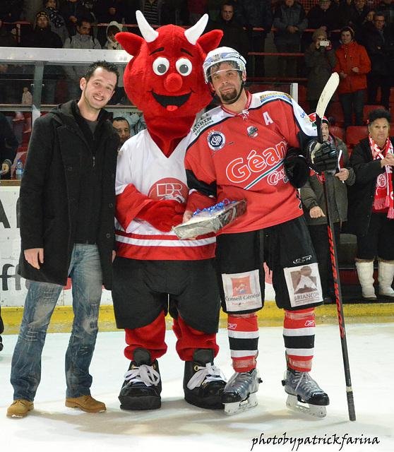 Photo hockey match Briançon  - Chamonix  le 14/01/2014