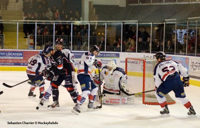 Photo hockey match Angers  - Grenoble  le 18/01/2014