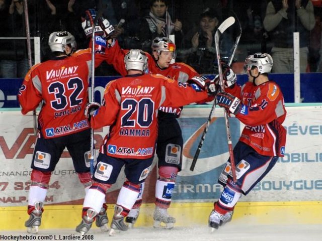 Photo hockey match Grenoble  - Angers  le 09/12/2008