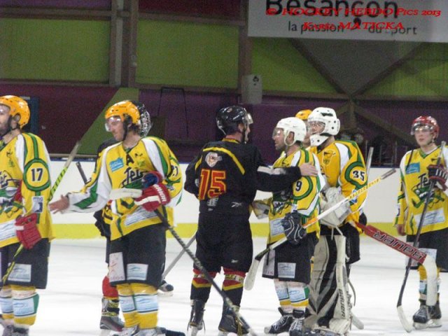 Photo hockey match Besançon - Viry-Châtillon le 18/01/2014