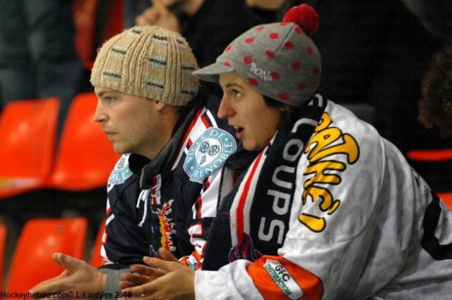 Photo hockey match Grenoble  - Angers  le 09/12/2008