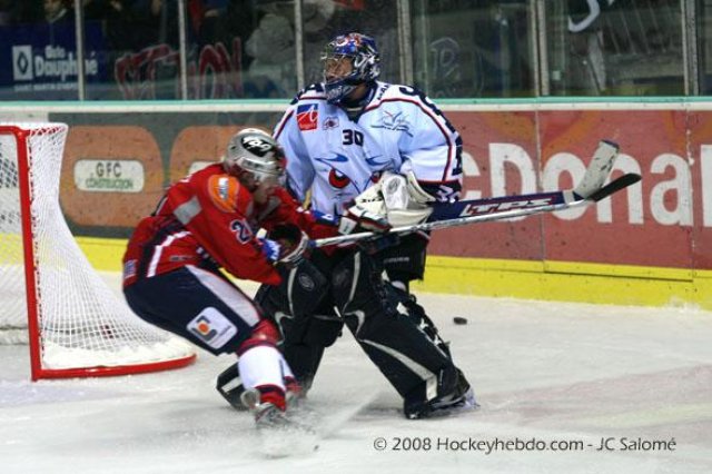 Photo hockey match Grenoble  - Angers  le 09/12/2008